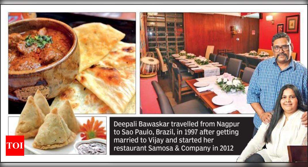 Nagpurian Dishing Out Samosas Butter Chicken In Sao Paulo Nagpur News Times Of India