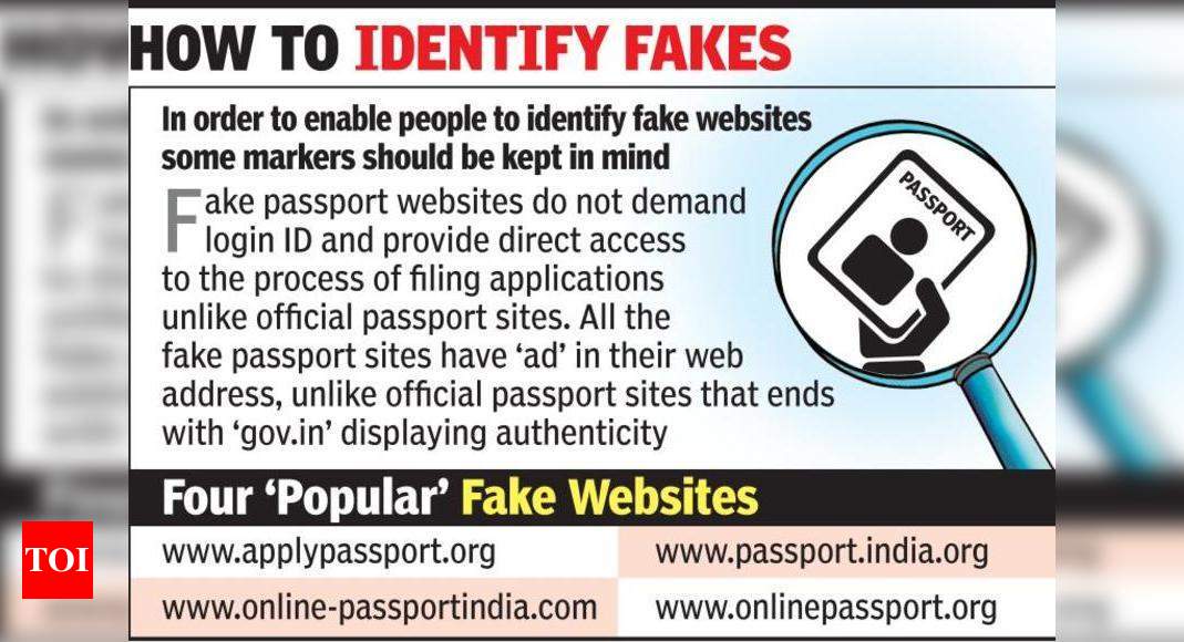 Applying For Passports Beware Of Fake Portals Bhopal News Times Of India - rbx best reviews is scam or legit website news break