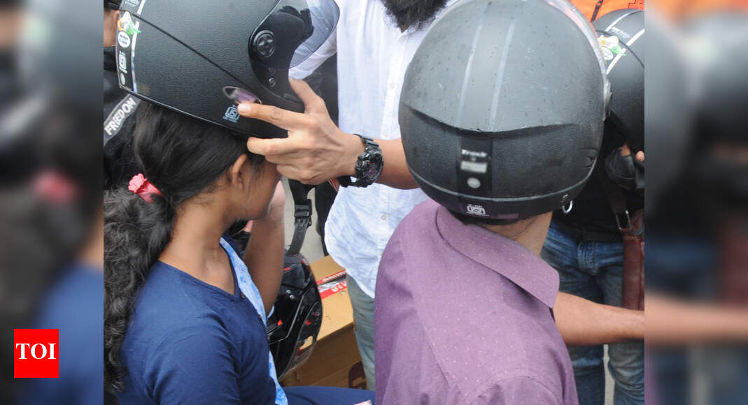 No helmet, will ride 11 lakh booked in 4 months in Hyderabad