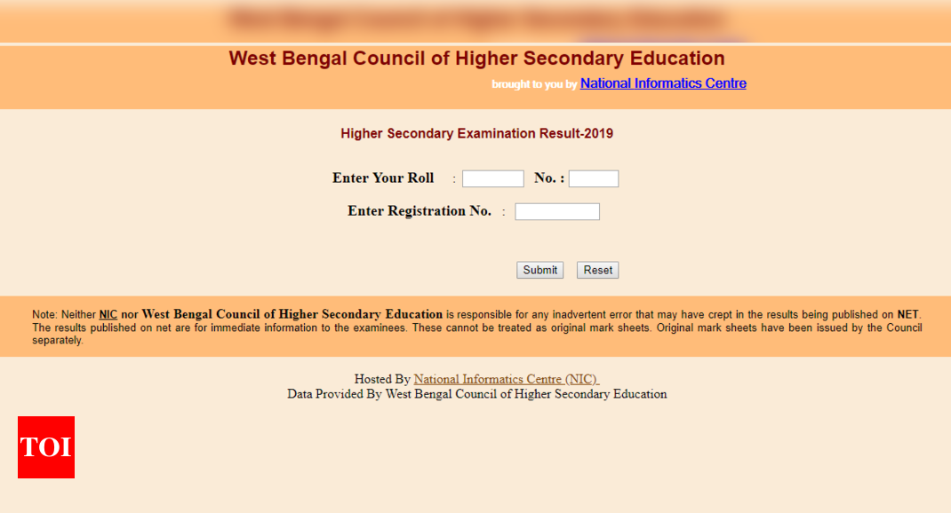 West Bengal 12th Results 2019 Wb Board Declares Hs Results At Wbresults Nic In Check Here Times Of India