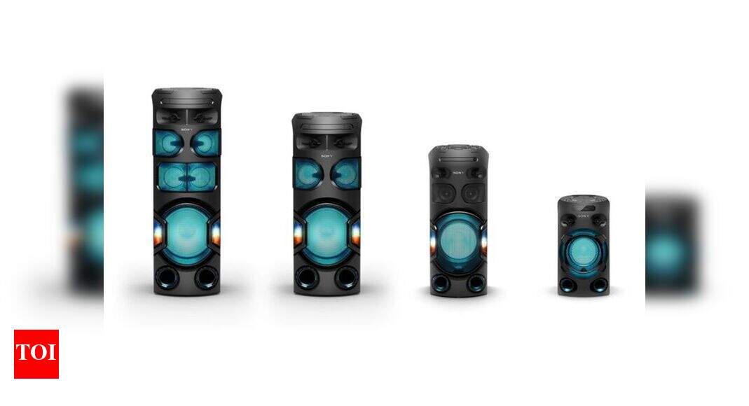 Sony Speakers Sony launches new party speakers, price starts Rs 15,990