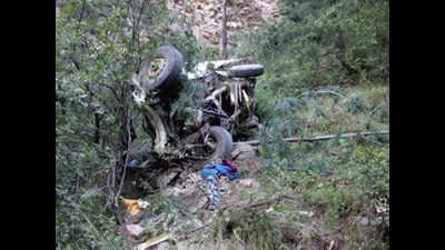 Himachal Pradesh: Two killed, one injured as pick-up truck veers off road
