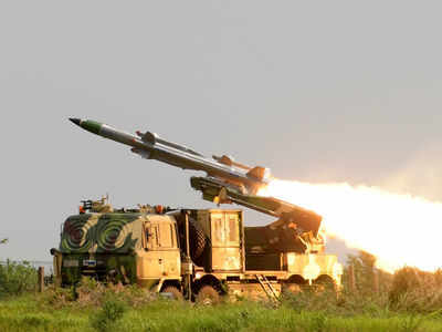 Akash surface-to-air missile successfully test fired