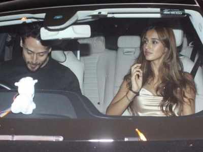 Photos: Tiger Shroff and Disha Patani step out together for a dinner date