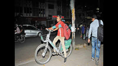 Hired bicycles boost food delivery business in Ranchi