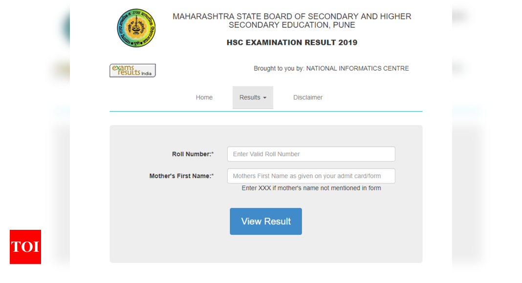 Maharashtra Board Releases Hsc Result 2019 At Mahresult Nic In Download Here Times Of India