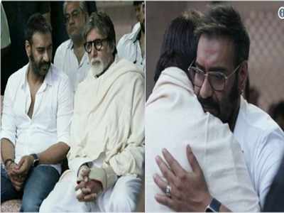 Amitabh Bachchan held a minute's silence on 'Chehre' sets, pens down a heartfelt message for late Veeru Devgan