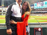 Brooks Koepka and Jena Sims pictures