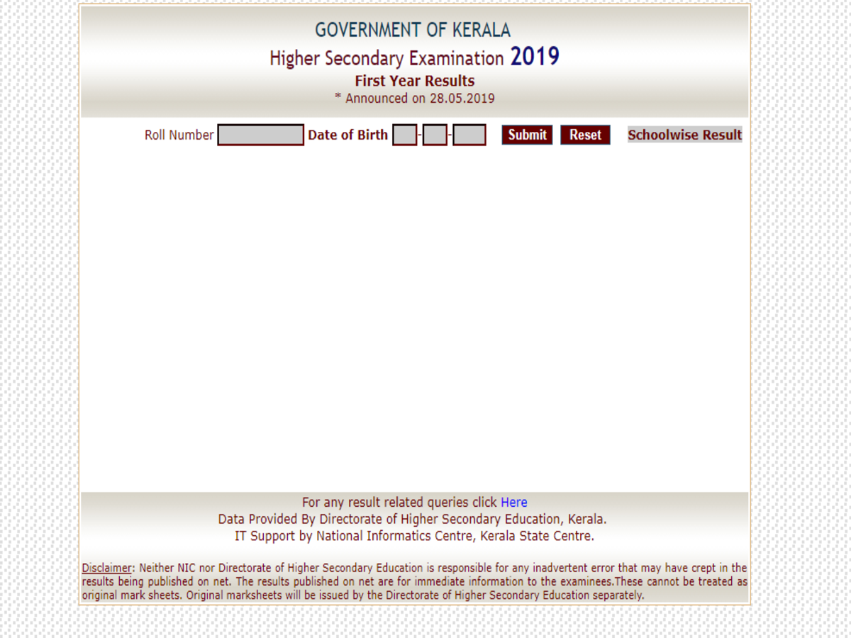 Kerala 1 Result 2019 Kerala Dhse Plus One 2019 Results Declared Keralaresults Nic In Download Here Times Of India