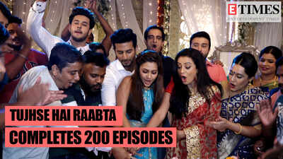 Tujhse Hai Raabta completes 200 episodes, team celebrates their success