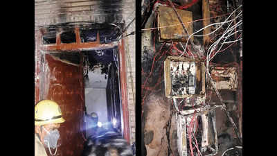 100 girls narrowly escape blaze at west Delhi hostel