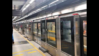 Platform screen doors up and running at Rajiv Chowk metro station