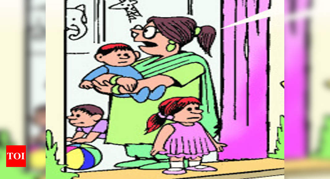 Delhi government to open creche for women staff's children | Delhi News -  Times of India