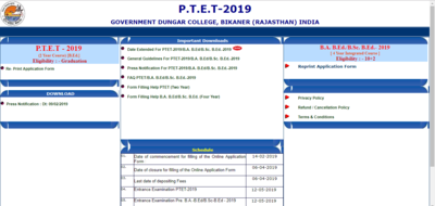 Rajasthan PTET 2019 result announced@ ptet2019.org; here's download link