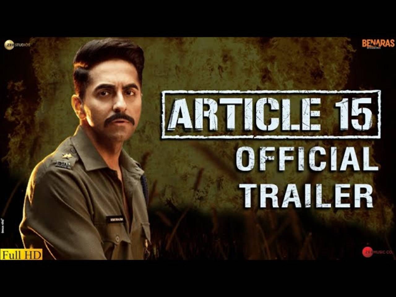 Article 15 Official Trailer