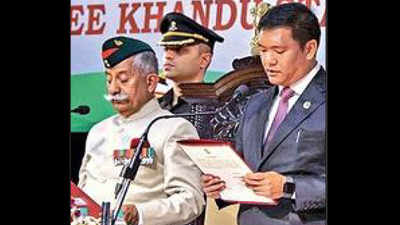 Pema Khandu takes oath as Arunachal Pradesh chief minister