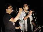 Members of Kobita Connection perform at Sisir Mancha