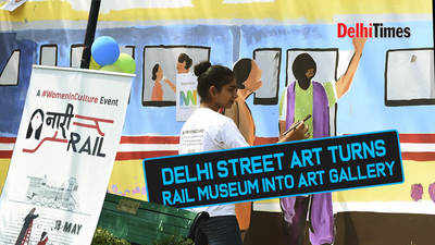 Delhi Street Art turns Rail Museum into art gallery