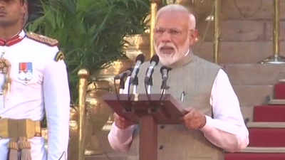 Narendra Modi takes oath as PM for second time