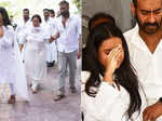 Ajay Devgn & Kajol’s daughter Nysa breaks down at grandfather Veeru Devgan’s prayer meet