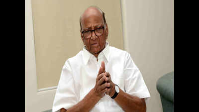 Allotted seat in fifth row, Sharad Pawar skips swearing-in ceremony