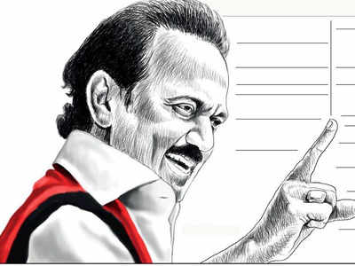 Stalin on the shore | Chennai News - Times of India