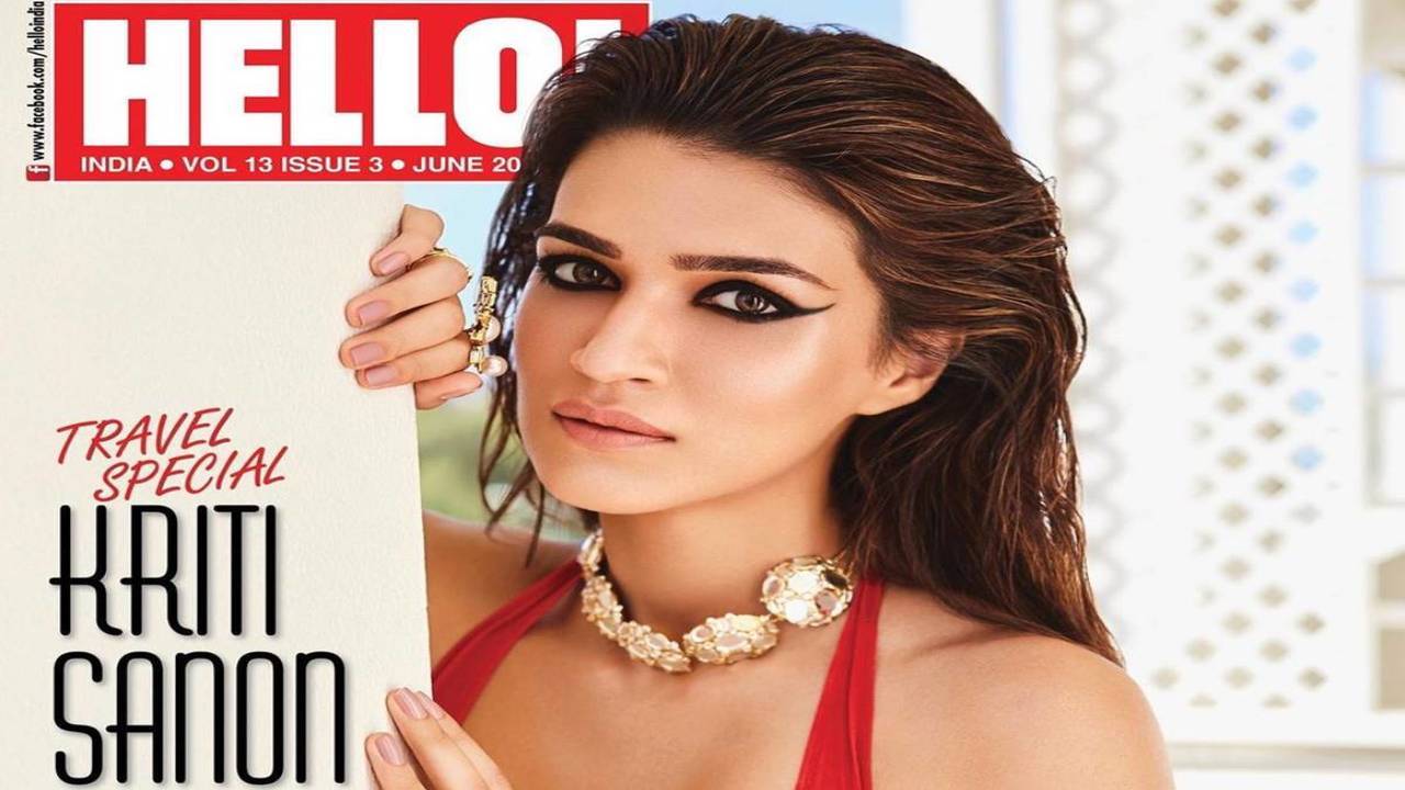 Kriti Sanon Radiates Golden Glamour on the Cover of HELLO! India's December  Issue