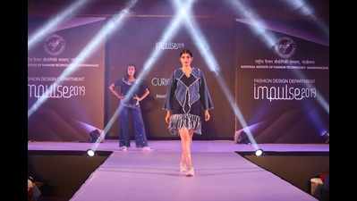 A fashion show at NIFT Gandhinagar