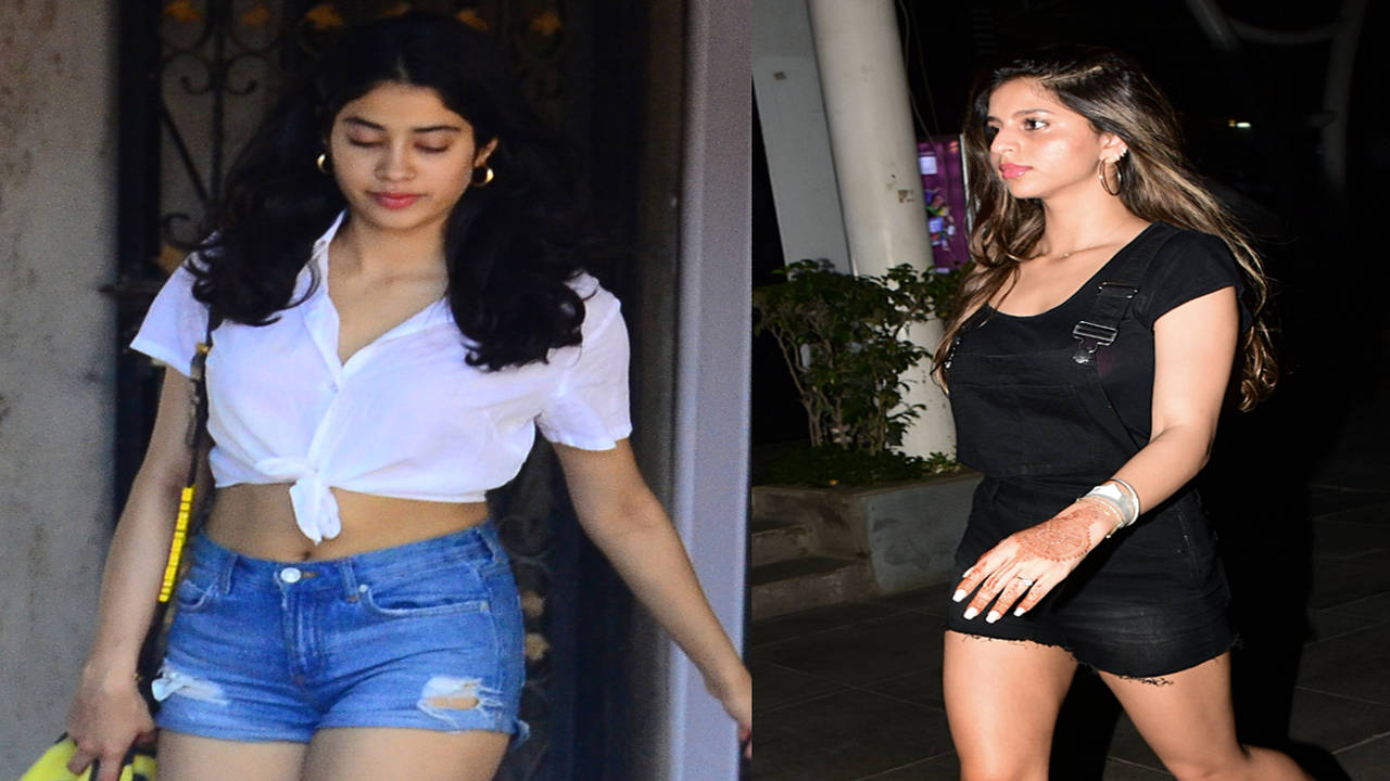 Janhvi Kapoor and Suhana Khan just made summer hotter in denim shorts! -  Times of India