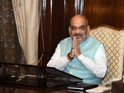 Amit Shah takes charge as Union home minister, holds meetings through the day