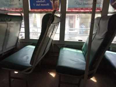 City buses with Windows all shut