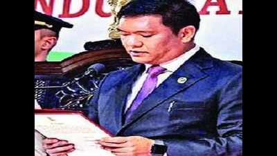 Want to strengthen law and order, reform education sector, says Khandu
