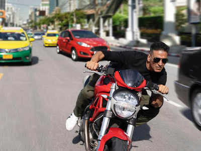 'Sooryavanshi': Akshay Kumar shoots bike stunts on the streets of Bangkok for Rohit Shetty’s film