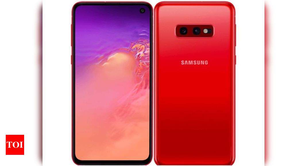 Ryd op heldig melodisk Samsung Galaxy S10e may soon get Cardinal Red colour variant - Times of  India