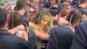 Miley Cyrus forcefully kissed by a fan in Barcelona