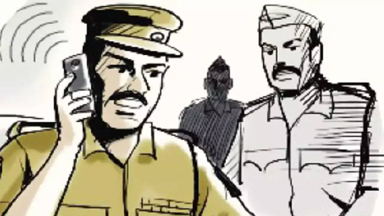 Indian Policeman Illustration Photos and Images & Pictures | Shutterstock