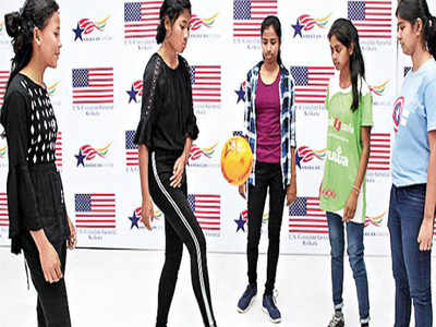 Kolkata stopover for girls on way to US as sports ambassadors