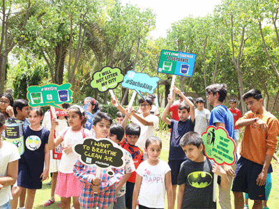 DLF5 residents plant seeds for a sustainable future