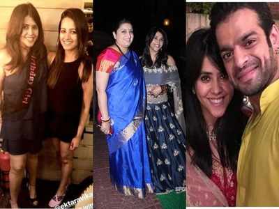 Smriti Irani, Karan Patel, Anita Hassanandani and other friends wish Ekta Kapoor on her birthday
