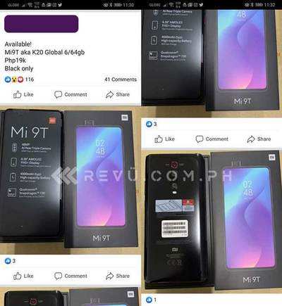 Xiaomi Mi 9T, claimed to be K20 Pro, already up for sale in Philippines