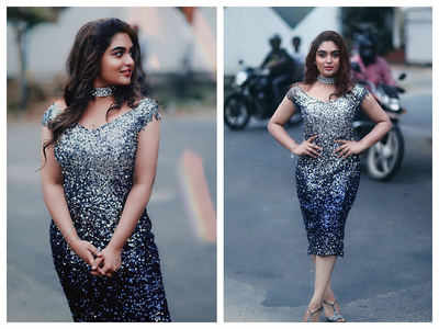 Prayaga Martin Xxx Videos - Prayaga Martin slays the all shimmer look! | Malayalam Movie News - Times  of India