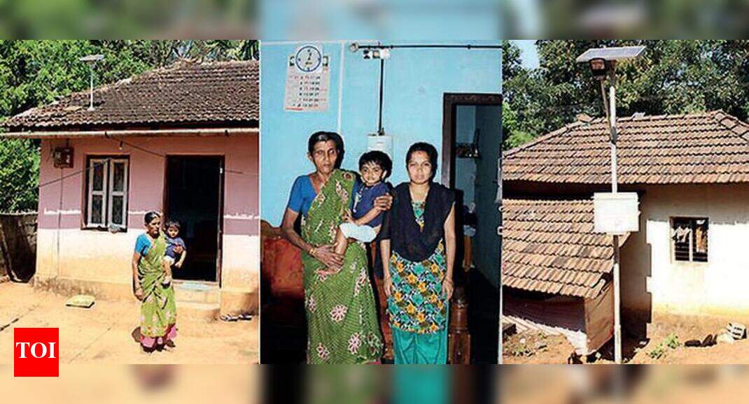 Almost all homes in Amasebail gram panchayat have solar ...