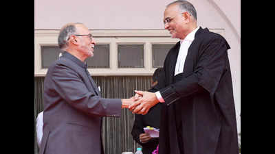 Dhirubhai Naranbhai Patel sworn in as new Chief Justice of Delhi HC