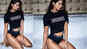Disha Patani raises the temperature in black innerwear