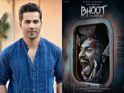 Varun Dhawan reacts to Vicky Kaushal’s look in the poster of 'Bhoot: Part One The Haunted Ship'