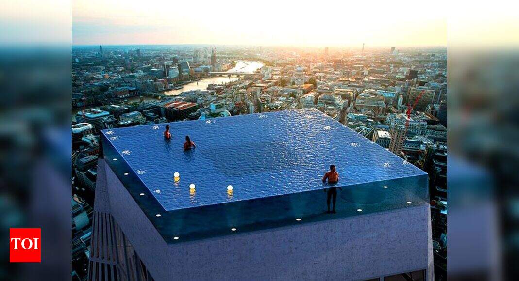 This 360-degree infinity pool is going to sit atop the London skyline ...