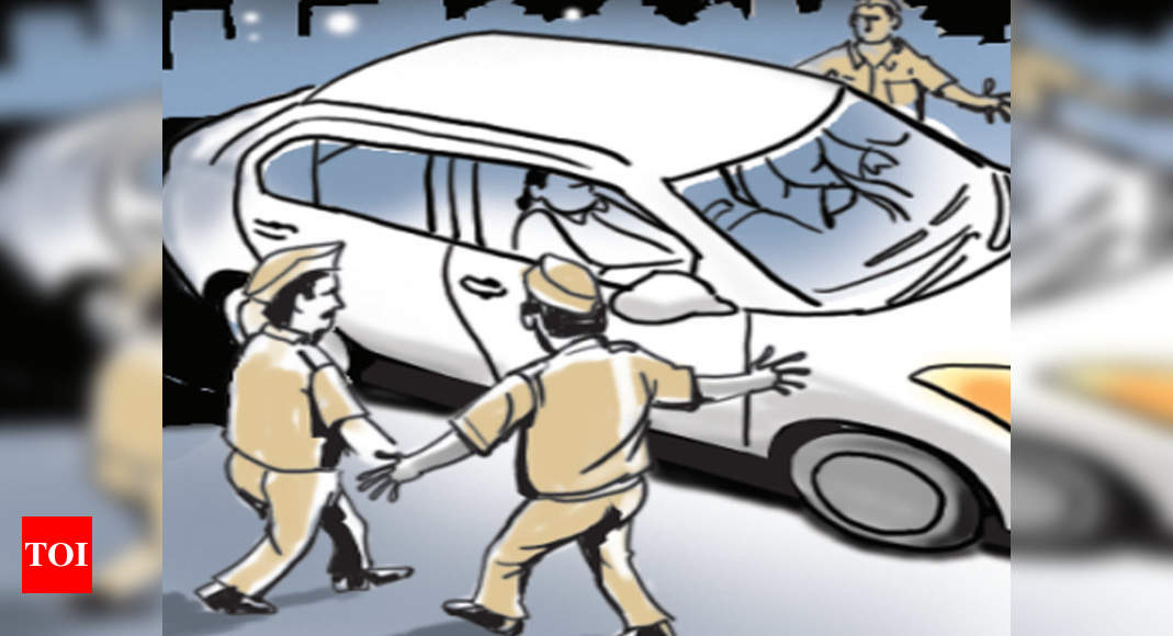 Ahmedabad men caught drunk, car worth Rs 40 lakh seized | Ahmedabad ...