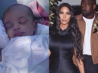 Kim Kardashian shares the first pic of her one-month-old baby boy Psalm