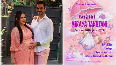 Welcome to our tribe! Esha Deol blessed with a baby girl