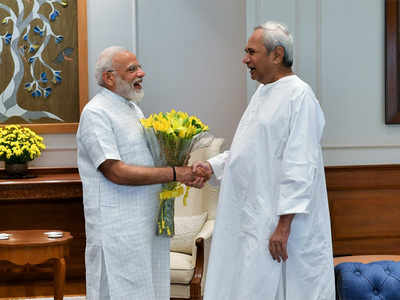 Odisha CM Naveen Patnaik meets PM Modi